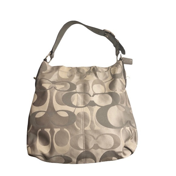 Coach gray optic Penelope bag - Picture 1 of 15